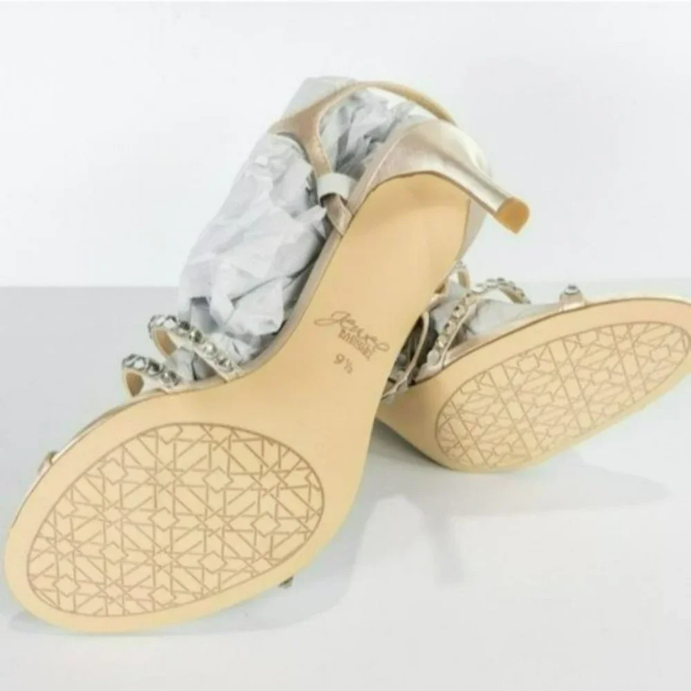 Jewel by Badgley Mischka Marimba Satin Sandal - Picture 7 of 7